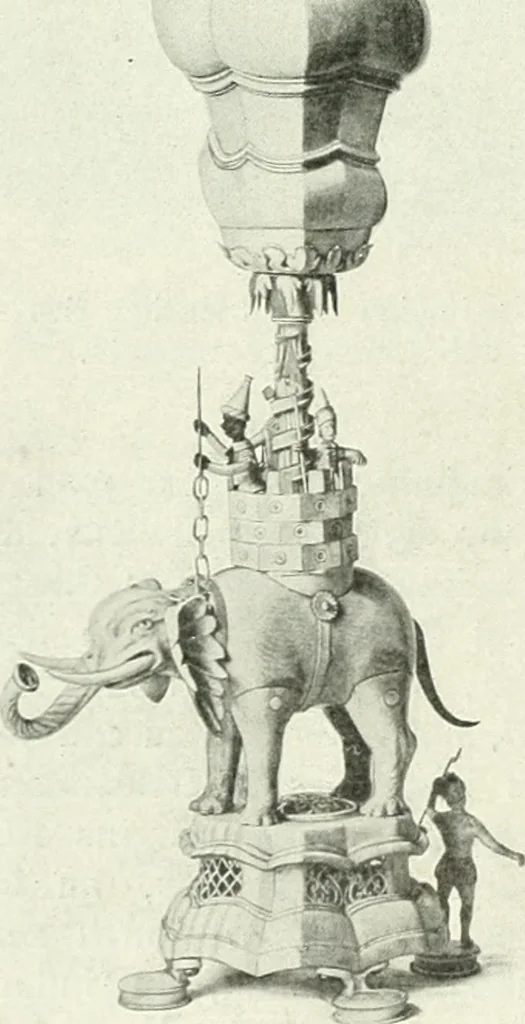 An illustration from Die Kunst- und Wunderkammern der Spätrenaissance : ein Beitrag zur Geschichte des Sammelwesens, 1908, leaf 111