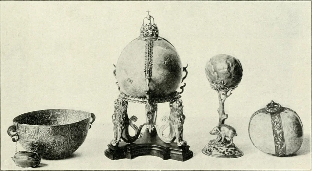 An illustration from Die Kunst- und Wunderkammern der Spätrenaissance : ein Beitrag zur Geschichte des Sammelwesens, 1908, leaf 114