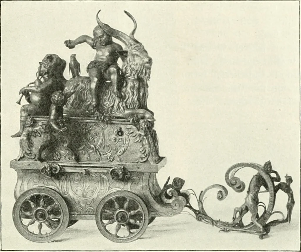 An illustration from Die Kunst- und Wunderkammern der Spätrenaissance : ein Beitrag zur Geschichte des Sammelwesens, 1908, leaf 70
