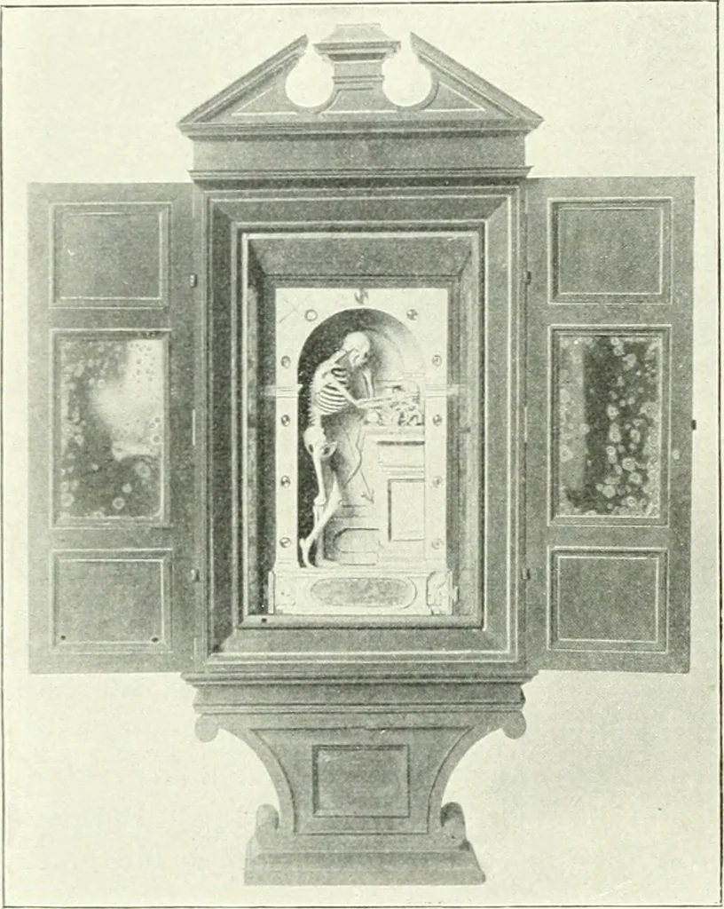 An illustration from Die Kunst- und Wunderkammern der Spätrenaissance : ein Beitrag zur Geschichte des Sammelwesens, 1908, leaf 71