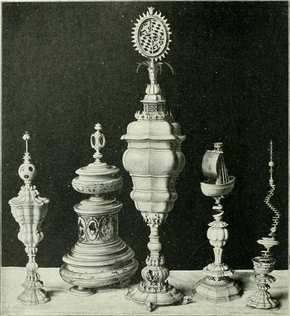 An illustration from Die Kunst- und Wunderkammern der Spätrenaissance : ein Beitrag zur Geschichte des Sammelwesens, 1908, leaf 75