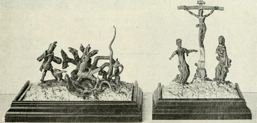 An illustration from Die Kunst- und Wunderkammern der Spätrenaissance : ein Beitrag zur Geschichte des Sammelwesens, 1908, leaf 76