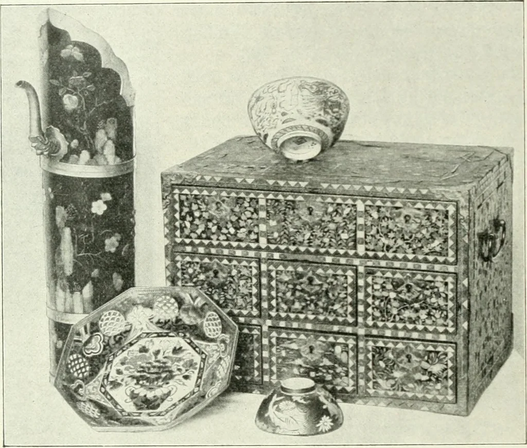 An illustration from Die Kunst- und Wunderkammern der Spätrenaissance : ein Beitrag zur Geschichte des Sammelwesens, 1908, leaf 81