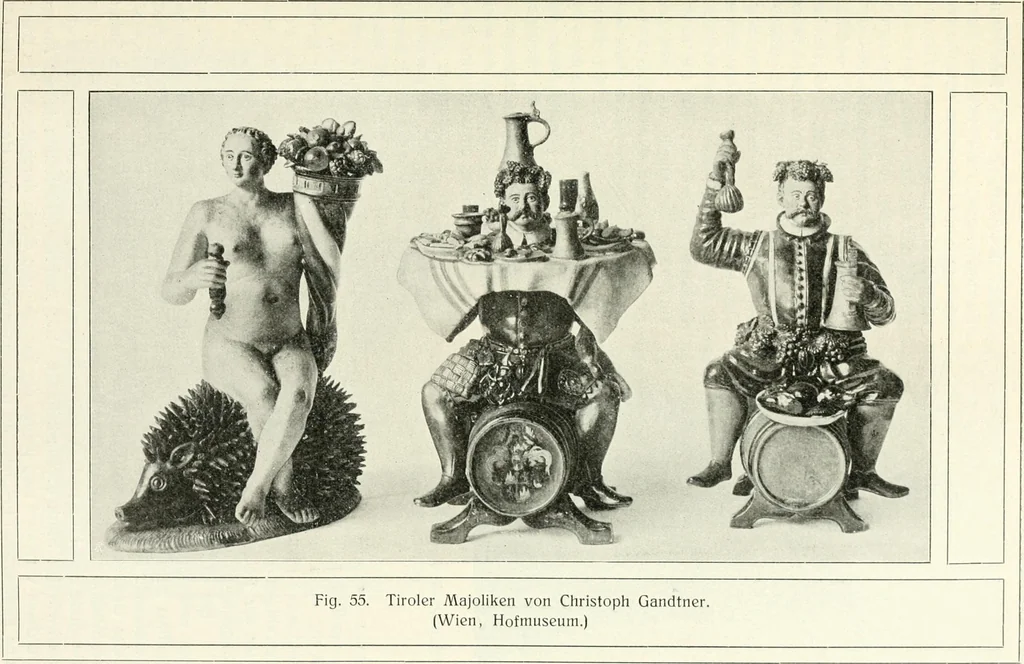 An illustration from Die Kunst- und Wunderkammern der Spätrenaissance : ein Beitrag zur Geschichte des Sammelwesens, 1908, leaf 84