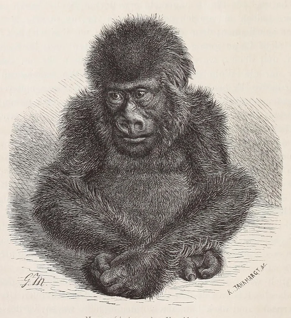 An illustration from Die Loango-Expedition ausgesandt von der Deutschen Gesellschaft zur Erforschung Aequatorial-Africas, 1873-1876. Ein Reisewerk in drei Abtheilungen, 1888, leaf 458