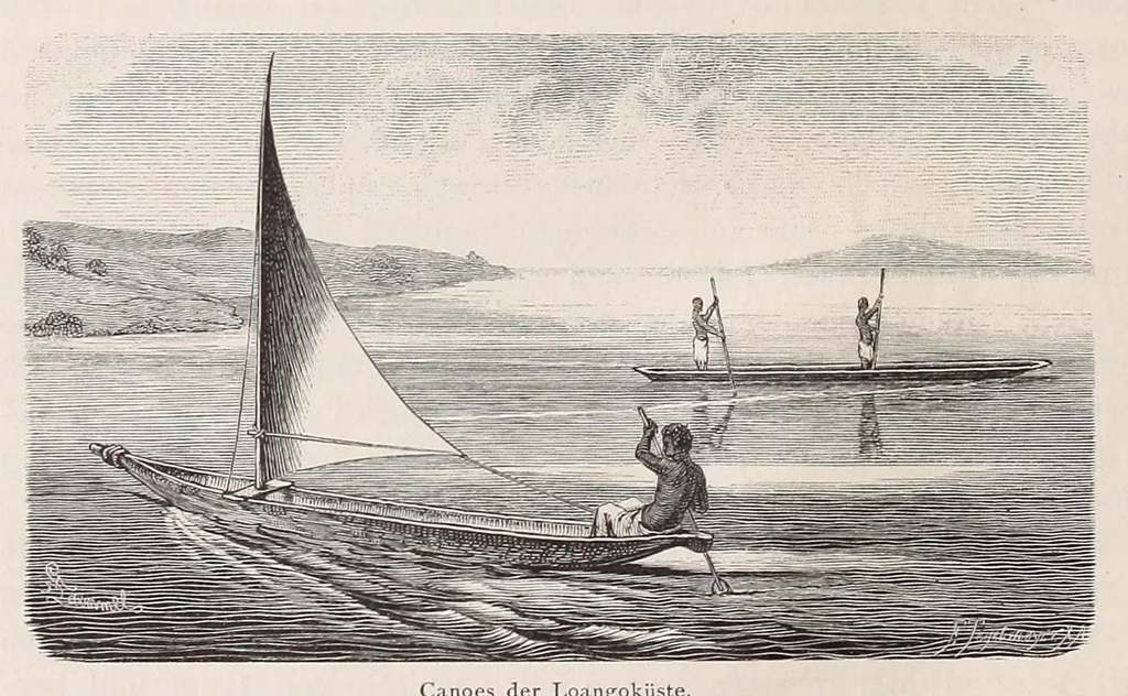 An illustration from Die Loango-Expedition ausgesandt von der Deutschen Gesellschaft zur Erforschung Aequatorial-Africas, 1873-1876. Ein Reisewerk in drei Abtheilungen, 1888, leaf 50
