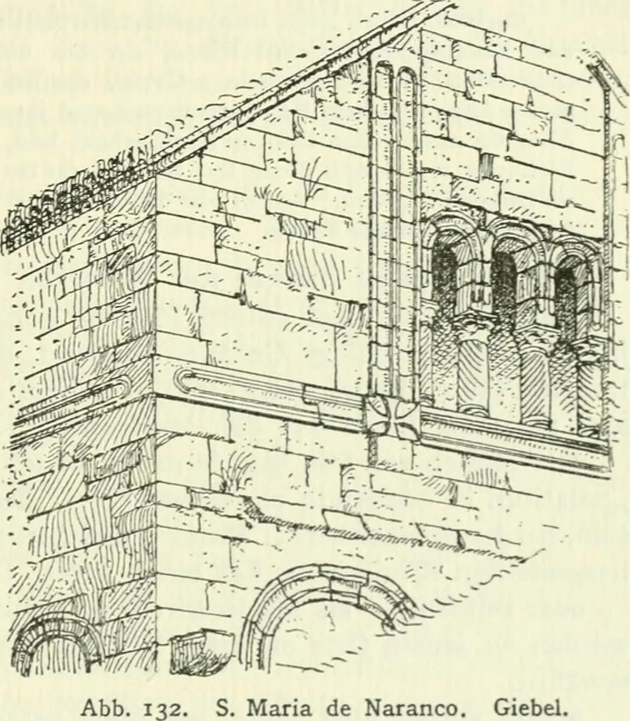 An illustration from Die älteste Kunst, insbesondere di Baukunst, der Germanen, 1909, leaf 291