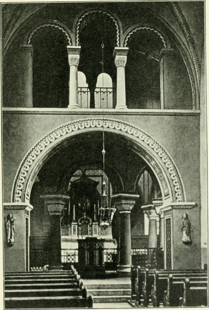 An illustration from Die älteste Kunst, insbesondere di Baukunst, der Germanen, 1909, leaf 359