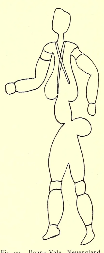 An illustration from Die Malereien der Buschmänner in Südafrika, 1910, leaf 73