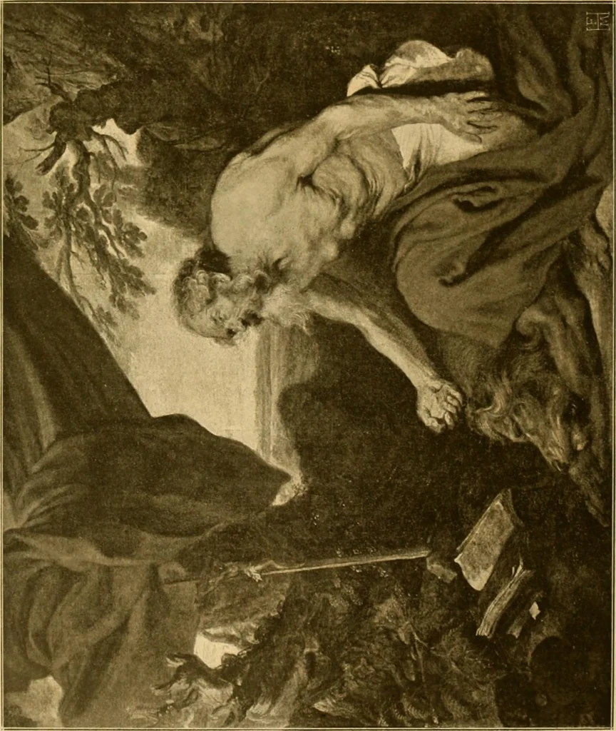 An illustration from Die Meisterwerke der Königl. Gemälde-Gallerie zu Dresden : 223 Kunstdrucke nach den Originalgemälden, 1900, leaf 101