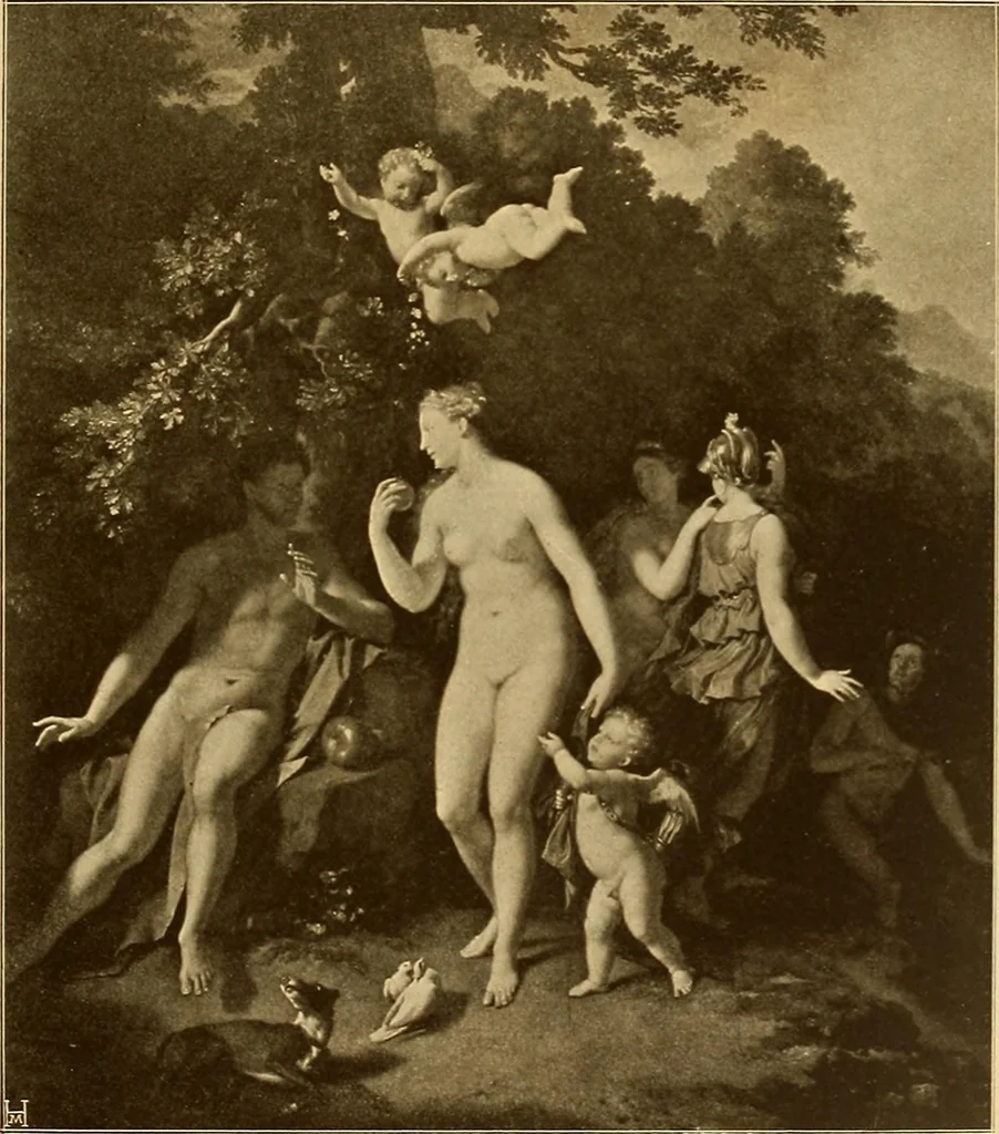 An illustration from Die Meisterwerke der Königl. Gemälde-Gallerie zu Dresden : 223 Kunstdrucke nach den Originalgemälden, 1900, leaf 186