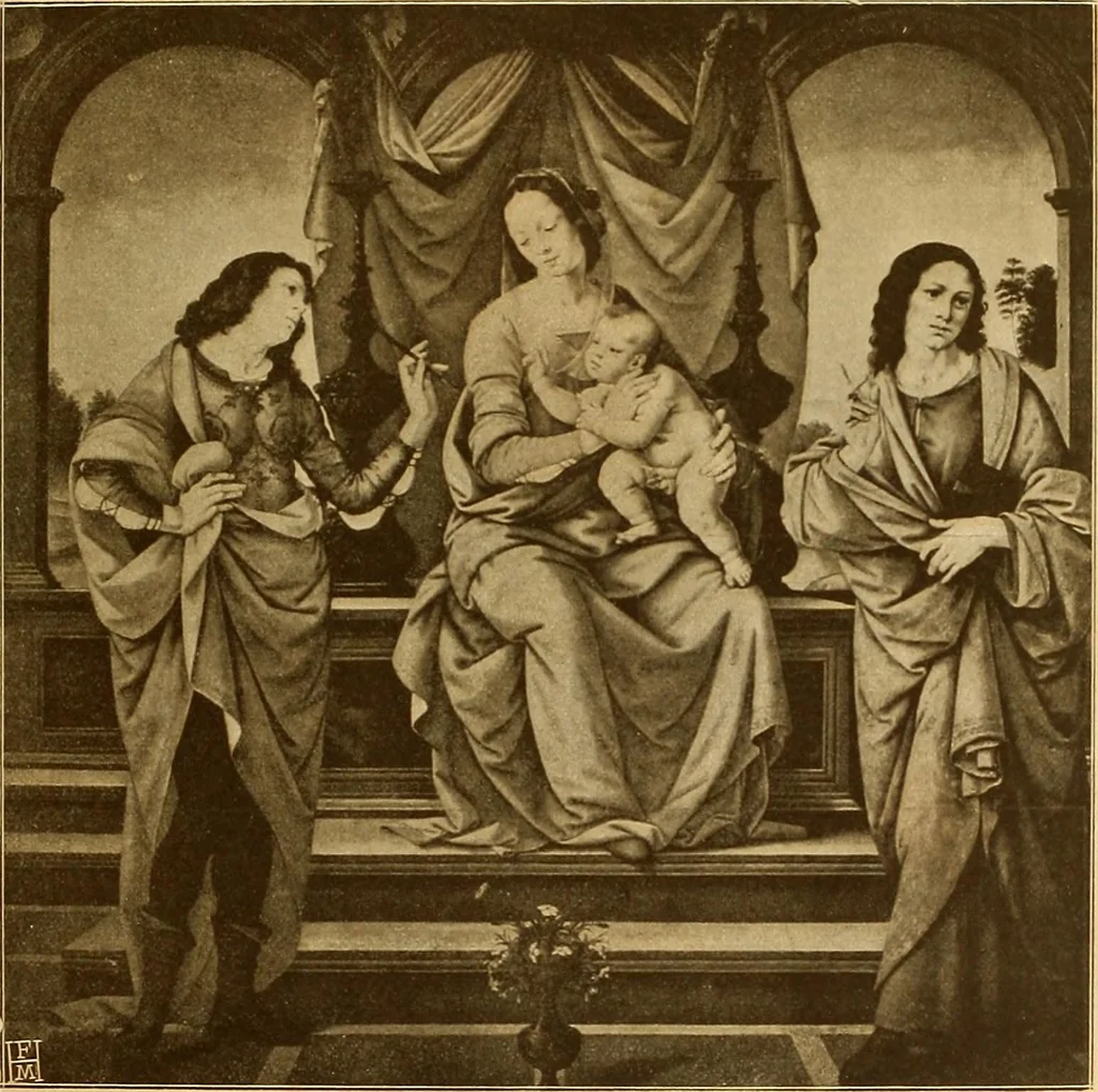 An illustration from Die Meisterwerke der Königl. Gemälde-Gallerie zu Dresden : 223 Kunstdrucke nach den Originalgemälden, 1900, leaf 20