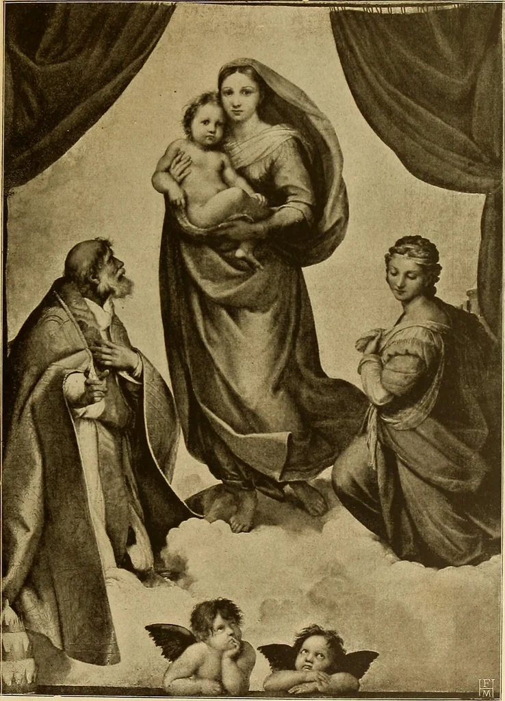 An illustration from Die Meisterwerke der Königl. Gemälde-Gallerie zu Dresden : 223 Kunstdrucke nach den Originalgemälden, 1900, leaf 30