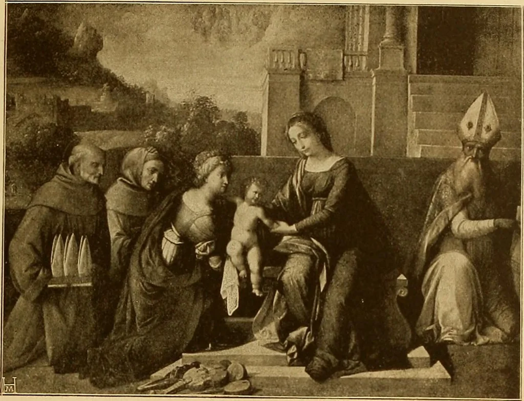 An illustration from Die Meisterwerke der Königl. Gemälde-Gallerie zu Dresden : 223 Kunstdrucke nach den Originalgemälden, 1900, leaf 32