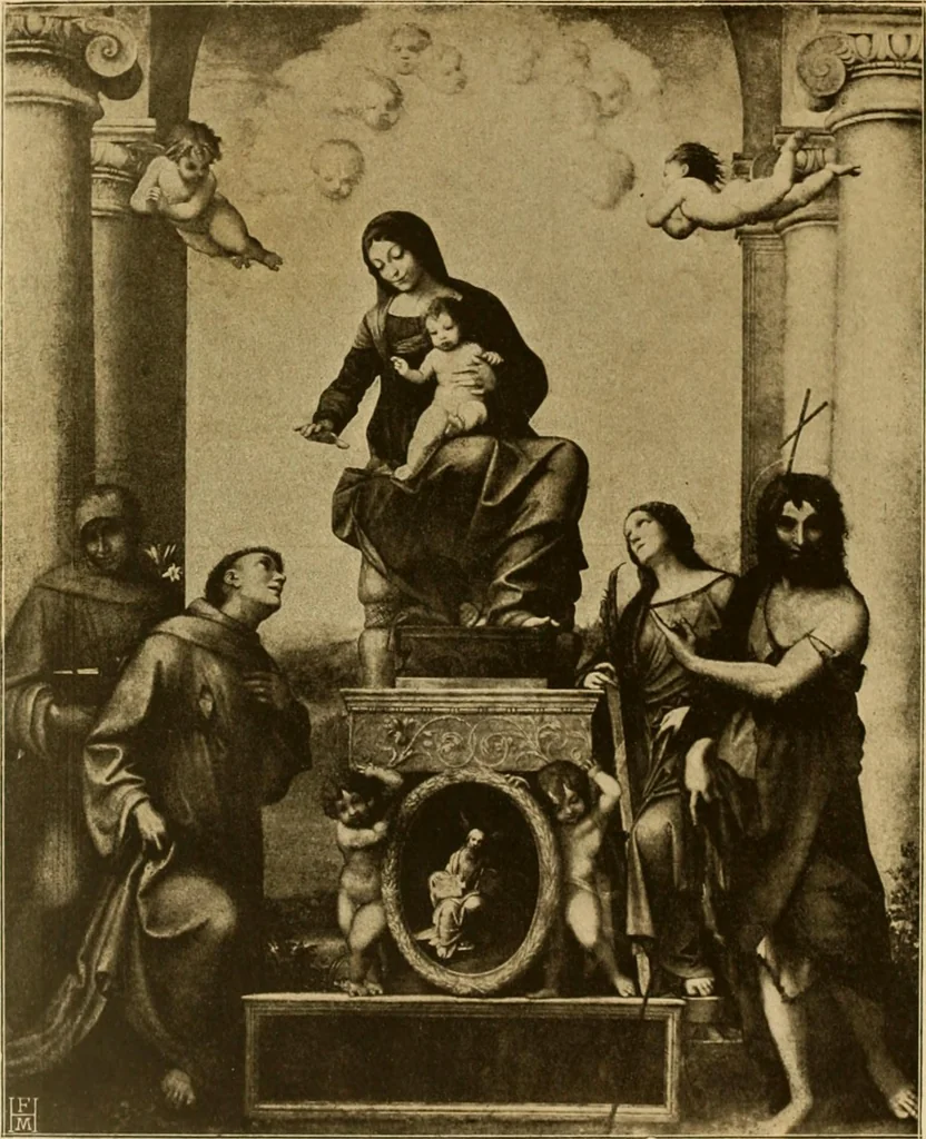 An illustration from Die Meisterwerke der Königl. Gemälde-Gallerie zu Dresden : 223 Kunstdrucke nach den Originalgemälden, 1900, leaf 33