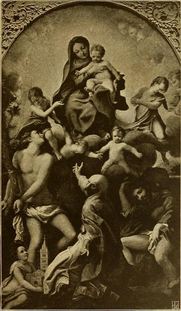 An illustration from Die Meisterwerke der Königl. Gemälde-Gallerie zu Dresden : 223 Kunstdrucke nach den Originalgemälden, 1900, leaf 34