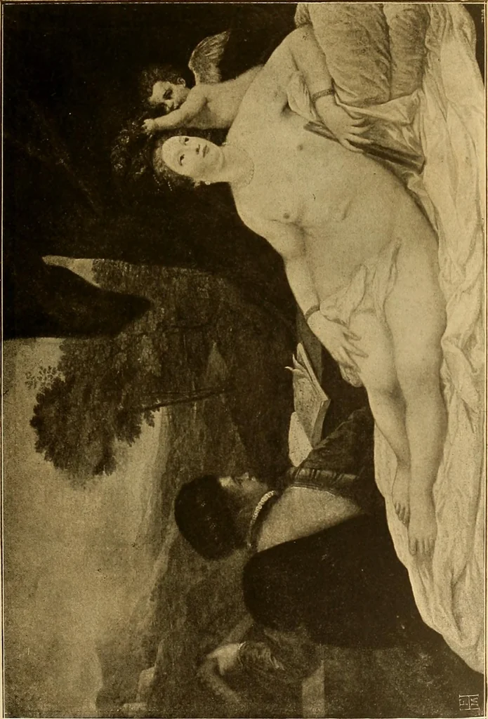 An illustration from Die Meisterwerke der Königl. Gemälde-Gallerie zu Dresden : 223 Kunstdrucke nach den Originalgemälden, 1900, leaf 42