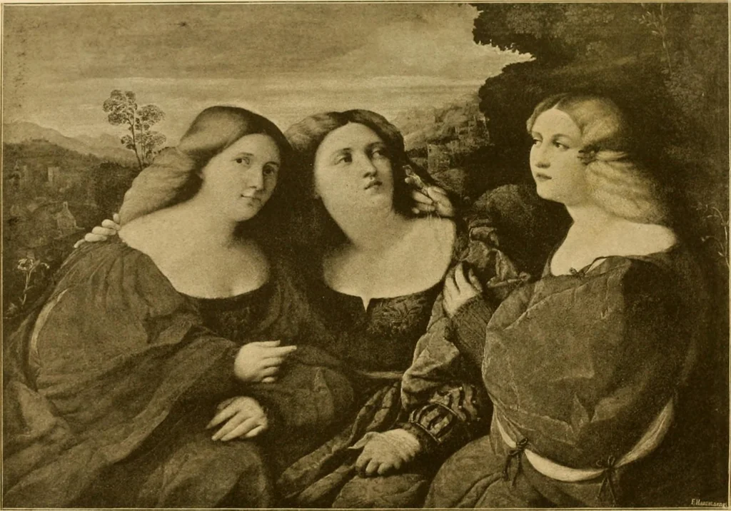 An illustration from Die Meisterwerke der Königl. Gemälde-Gallerie zu Dresden : 223 Kunstdrucke nach den Originalgemälden, 1900, leaf 43