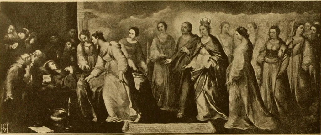 An illustration from Die Meisterwerke der Königl. Gemälde-Gallerie zu Dresden : 223 Kunstdrucke nach den Originalgemälden, 1900, leaf 77
