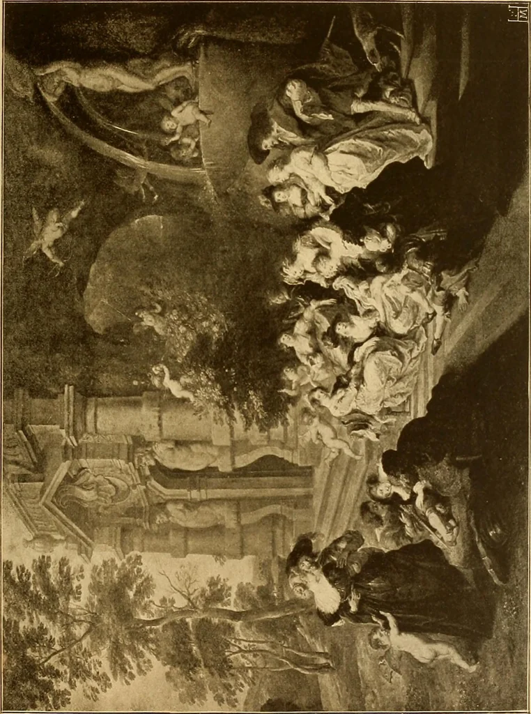 An illustration from Die Meisterwerke der Königl. Gemälde-Gallerie zu Dresden : 223 Kunstdrucke nach den Originalgemälden, 1900, leaf 96