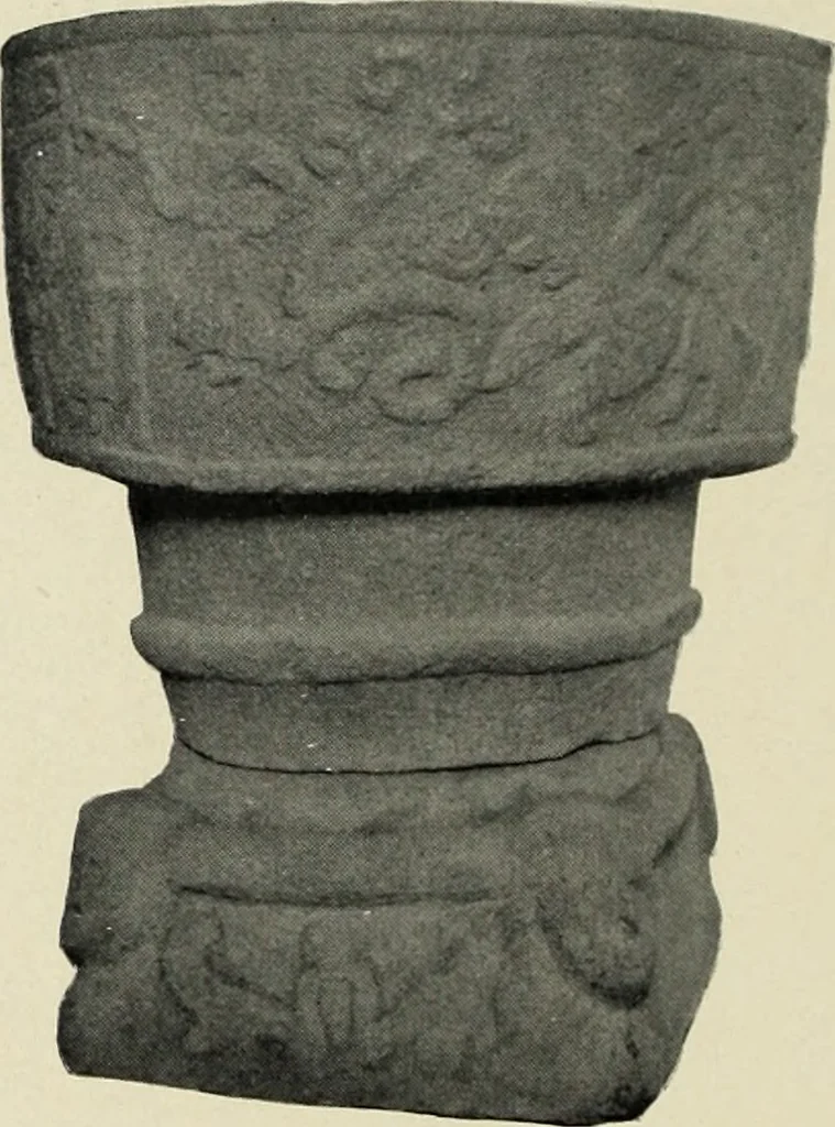 An illustration from Die mitteralterlichen Taufsteine der Provinz Schleswig-Holstein, 1904, leaf 53