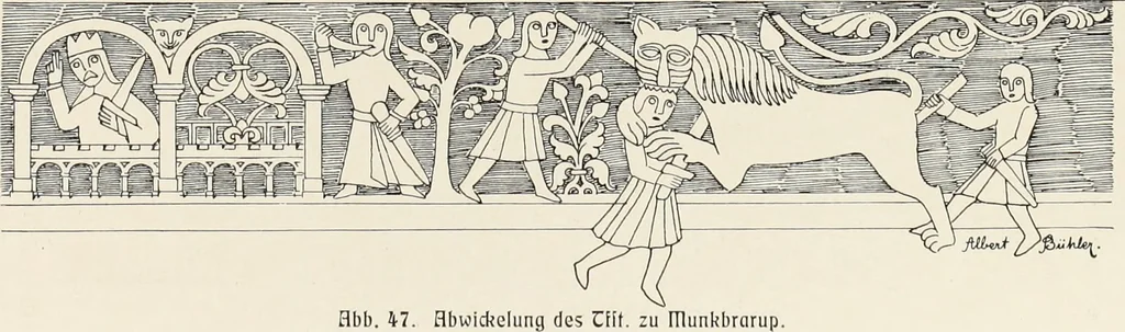 An illustration from Die mitteralterlichen Taufsteine der Provinz Schleswig-Holstein, 1904, leaf 68