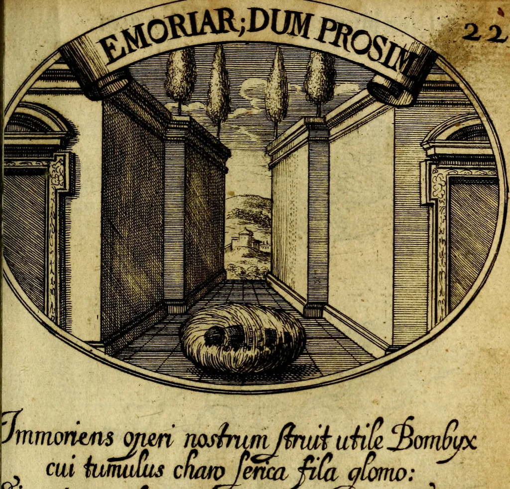 An illustration from Die mit teutschen Saiten überzogene, heilige Kron-Harffe, oder, Verfassung des gantzen Psalter Davids in teutsche Reim-Gebände : vermittelst sonderbarer darzu mit dem basso continuo, neu-verfertigter Kunst-Melodeyen ..., 1680, leaf 134