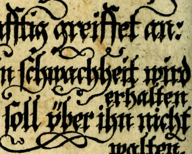 An illustration from Die mit teutschen Saiten überzogene, heilige Kron-Harffe, oder, Verfassung des gantzen Psalter Davids in teutsche Reim-Gebände : vermittelst sonderbarer darzu mit dem basso continuo, neu-verfertigter Kunst-Melodeyen ..., 1680, leaf 153