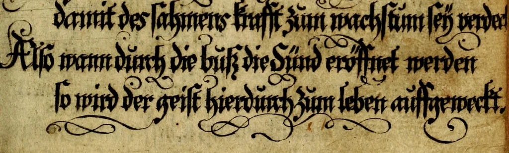 An illustration from Die mit teutschen Saiten überzogene, heilige Kron-Harffe, oder, Verfassung des gantzen Psalter Davids in teutsche Reim-Gebände : vermittelst sonderbarer darzu mit dem basso continuo, neu-verfertigter Kunst-Melodeyen ..., 1680, leaf 232