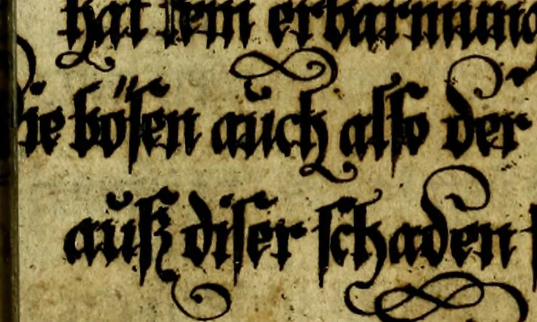 An illustration from Die mit teutschen Saiten überzogene, heilige Kron-Harffe, oder, Verfassung des gantzen Psalter Davids in teutsche Reim-Gebände : vermittelst sonderbarer darzu mit dem basso continuo, neu-verfertigter Kunst-Melodeyen ..., 1680, leaf 264