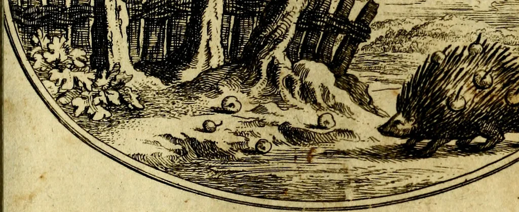An illustration from Die mit teutschen Saiten überzogene, heilige Kron-Harffe, oder, Verfassung des gantzen Psalter Davids in teutsche Reim-Gebände : vermittelst sonderbarer darzu mit dem basso continuo, neu-verfertigter Kunst-Melodeyen ..., 1680, leaf 386