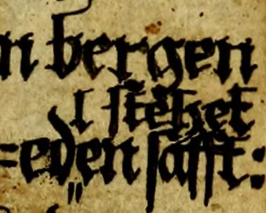 An illustration from Die mit teutschen Saiten überzogene, heilige Kron-Harffe, oder, Verfassung des gantzen Psalter Davids in teutsche Reim-Gebände : vermittelst sonderbarer darzu mit dem basso continuo, neu-verfertigter Kunst-Melodeyen ..., 1680, leaf 414