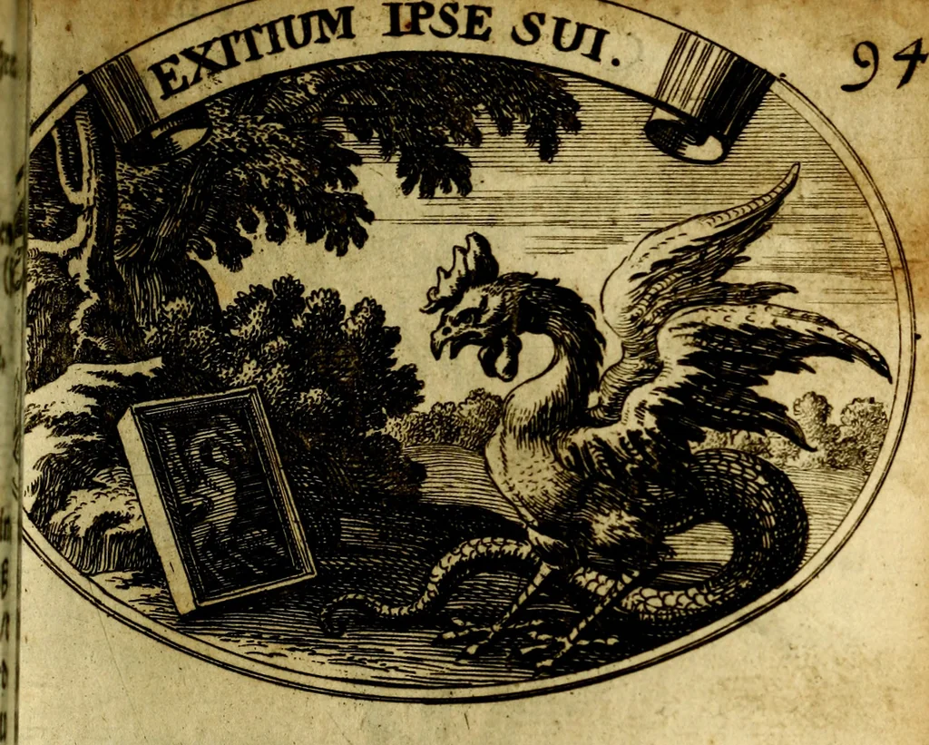 An illustration from Die mit teutschen Saiten überzogene, heilige Kron-Harffe, oder, Verfassung des gantzen Psalter Davids in teutsche Reim-Gebände : vermittelst sonderbarer darzu mit dem basso continuo, neu-verfertigter Kunst-Melodeyen ..., 1680, leaf 534