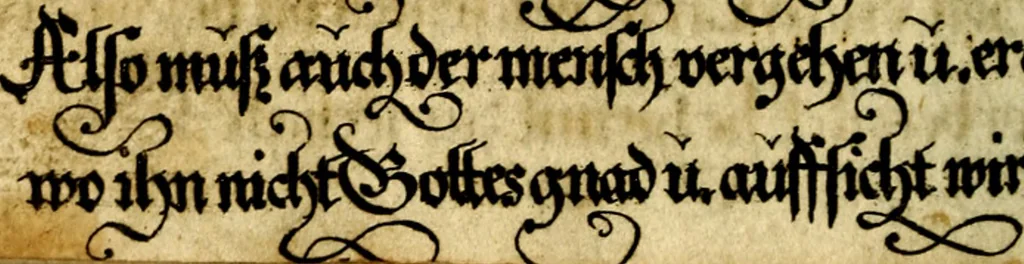 An illustration from Die mit teutschen Saiten überzogene, heilige Kron-Harffe, oder, Verfassung des gantzen Psalter Davids in teutsche Reim-Gebände : vermittelst sonderbarer darzu mit dem basso continuo, neu-verfertigter Kunst-Melodeyen ..., 1680, leaf 581