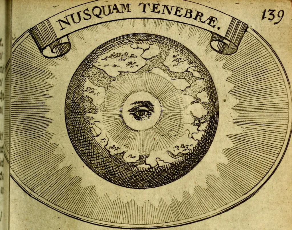 An illustration from Die mit teutschen Saiten überzogene, heilige Kron-Harffe, oder, Verfassung des gantzen Psalter Davids in teutsche Reim-Gebände : vermittelst sonderbarer darzu mit dem basso continuo, neu-verfertigter Kunst-Melodeyen ..., 1680, leaf 774