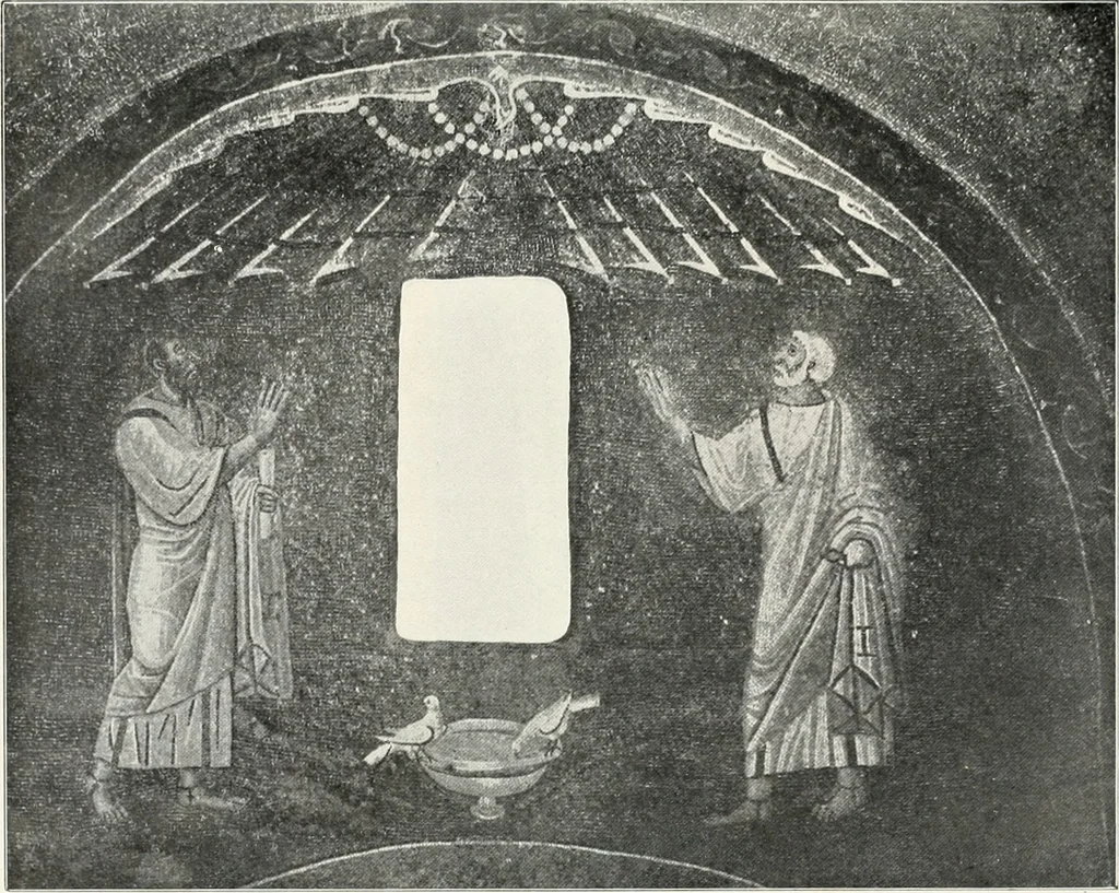 An illustration from Die Mosaiken der Christlichen Ära. 1. t: Die Wandmosaiken von Ravenna, 1905, leaf 328