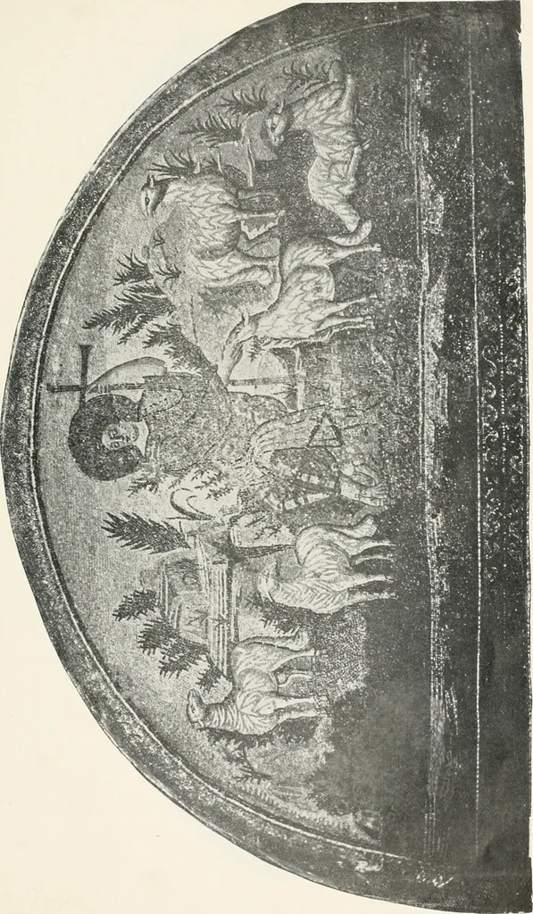 An illustration from Die Mosaiken der Christlichen Ära. 1. t: Die Wandmosaiken von Ravenna, 1905, leaf 332