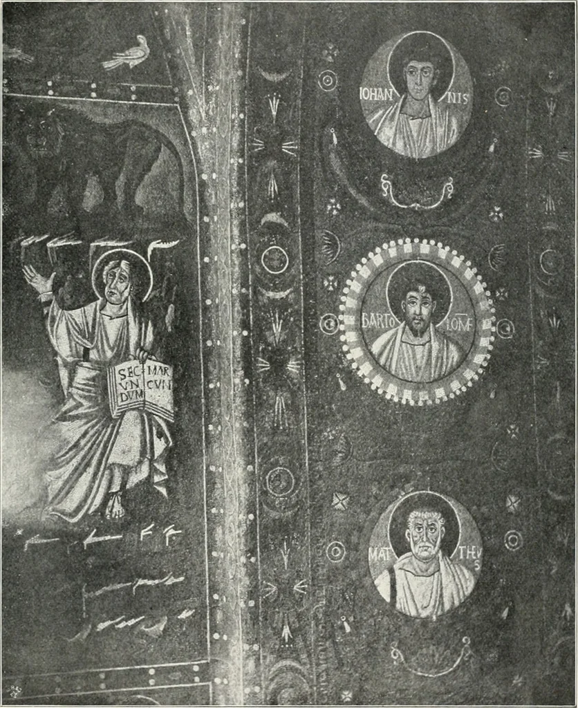 An illustration from Die Mosaiken der Christlichen Ära. 1. t: Die Wandmosaiken von Ravenna, 1905, leaf 340