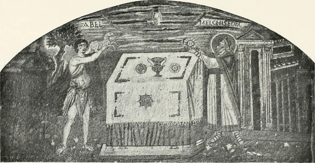 An illustration from Die Mosaiken der Christlichen Ära. 1. t: Die Wandmosaiken von Ravenna, 1905, leaf 344