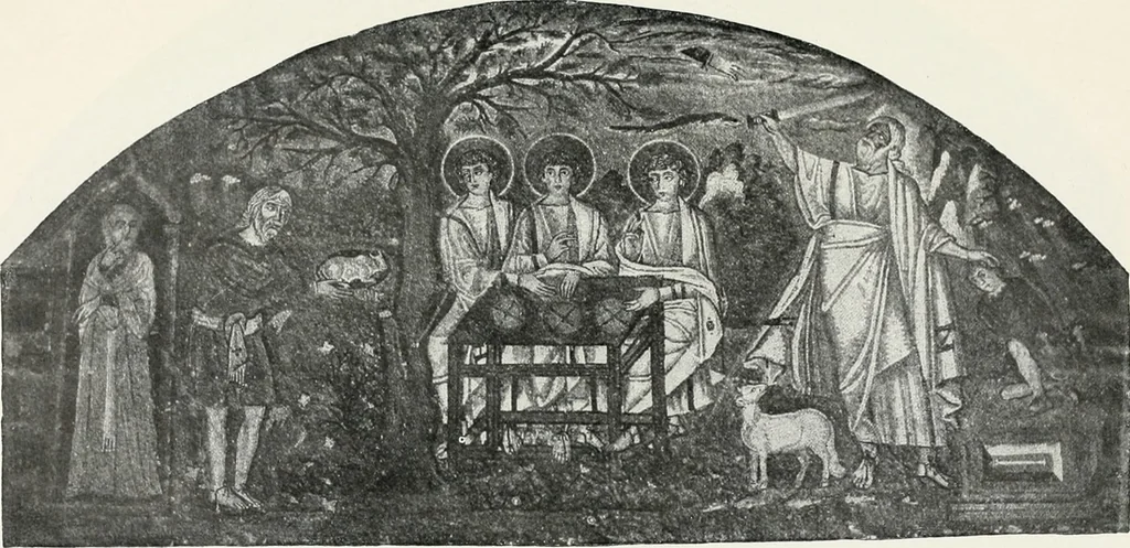 An illustration from Die Mosaiken der Christlichen Ära. 1. t: Die Wandmosaiken von Ravenna, 1905, leaf 346