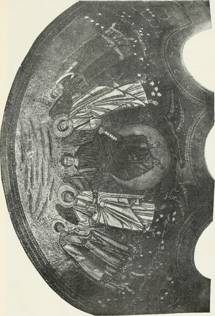 An illustration from Die Mosaiken der Christlichen Ära. 1. t: Die Wandmosaiken von Ravenna, 1905, leaf 348