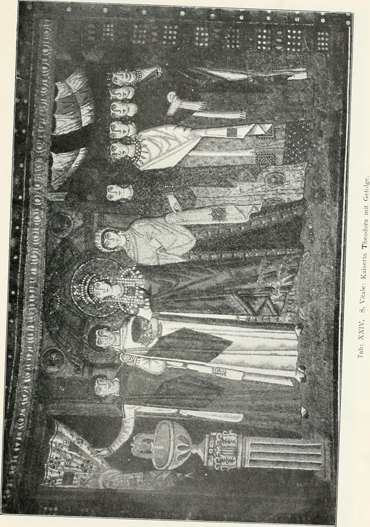 An illustration from Die Mosaiken der Christlichen Ära. 1. t: Die Wandmosaiken von Ravenna, 1905, leaf 354