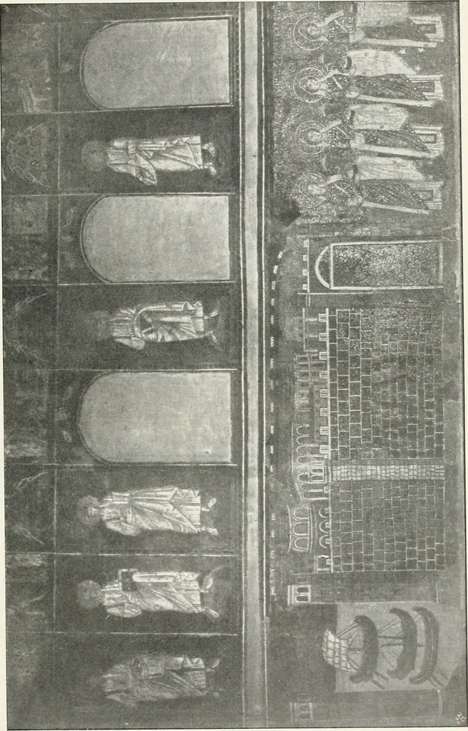An illustration from Die Mosaiken der Christlichen Ära. 1. t: Die Wandmosaiken von Ravenna, 1905, leaf 356
