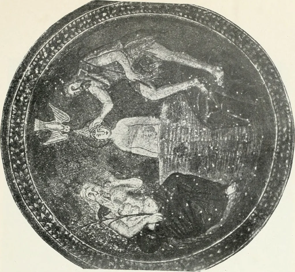 An illustration from Die Mosaiken der Christlichen Ära. 1. t: Die Wandmosaiken von Ravenna, 1905, leaf 358