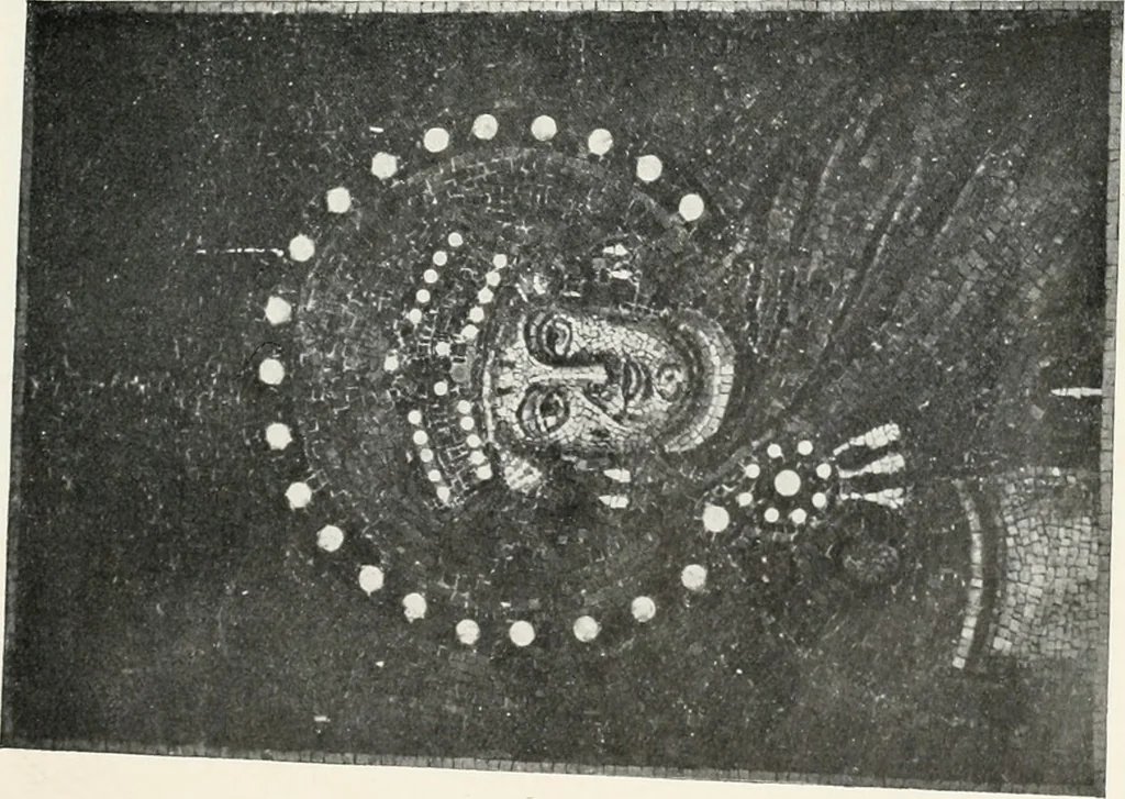 An illustration from Die Mosaiken der Christlichen Ära. 1. t: Die Wandmosaiken von Ravenna, 1905, leaf 358