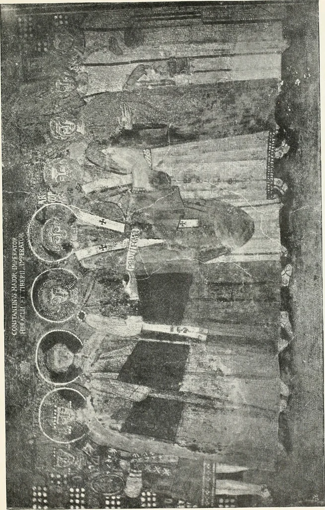 An illustration from Die Mosaiken der Christlichen Ära. 1. t: Die Wandmosaiken von Ravenna, 1905, leaf 362