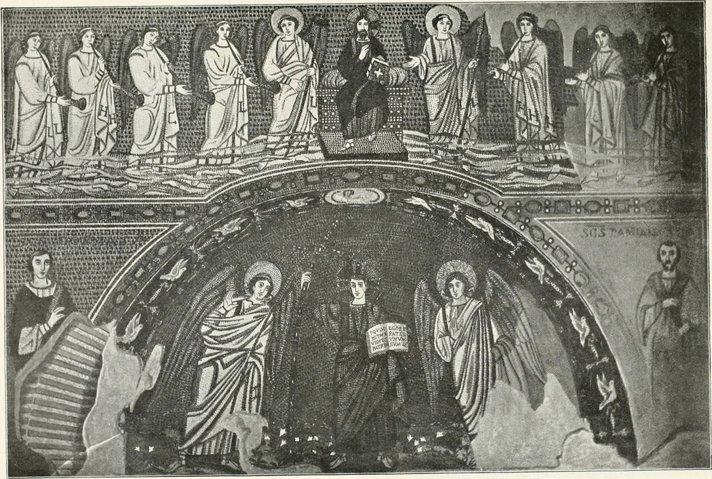 An illustration from Die Mosaiken der Christlichen Ära. 1. t: Die Wandmosaiken von Ravenna, 1905, leaf 364