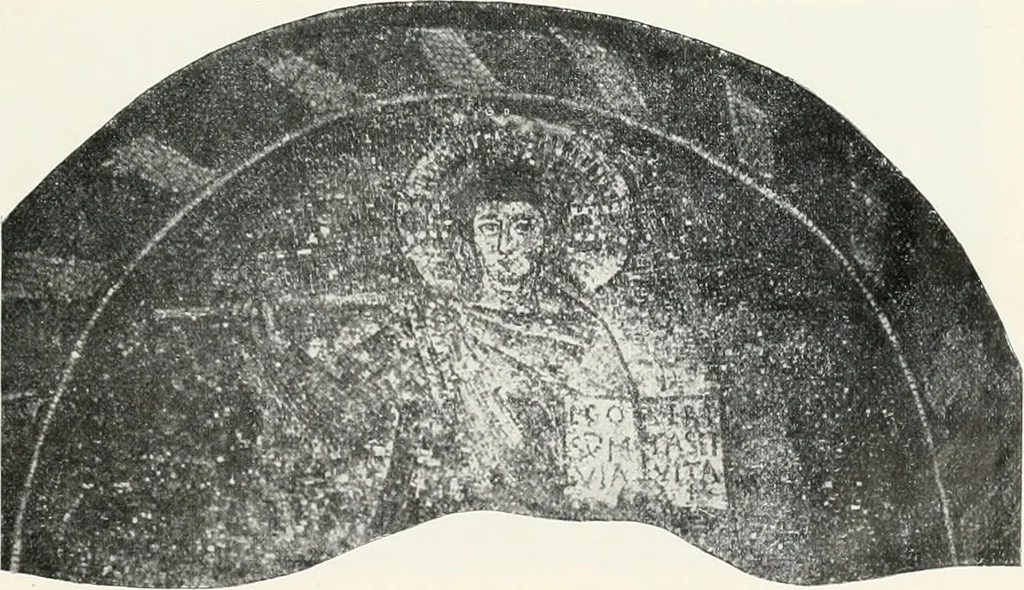 An illustration from Die Mosaiken der Christlichen Ära. 1. t: Die Wandmosaiken von Ravenna, 1905, leaf 366