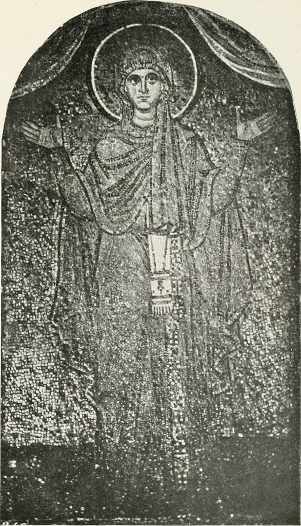 An illustration from Die Mosaiken der Christlichen Ära. 1. t: Die Wandmosaiken von Ravenna, 1905, leaf 368