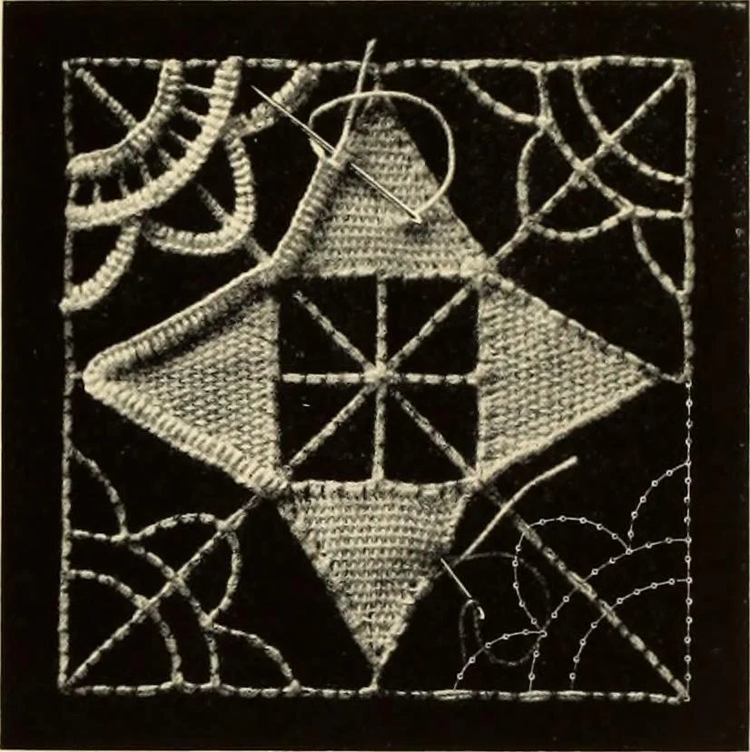 An illustration from Die Nadelspitzen : (Ite Serie), 1890, leaf 11